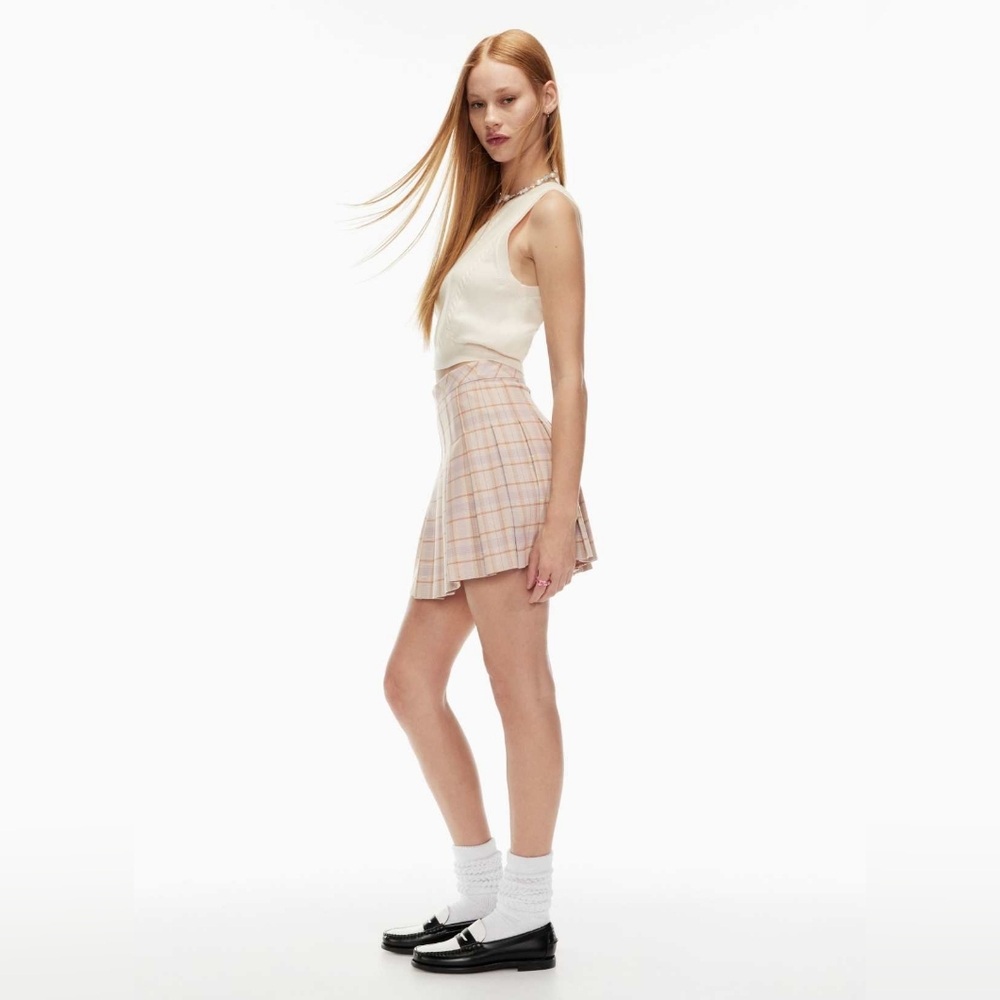 aritzia x Sunday Best olive micro mini skirt